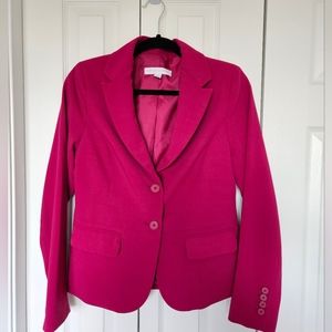 New York and Company Fushia Blazer Size 6
